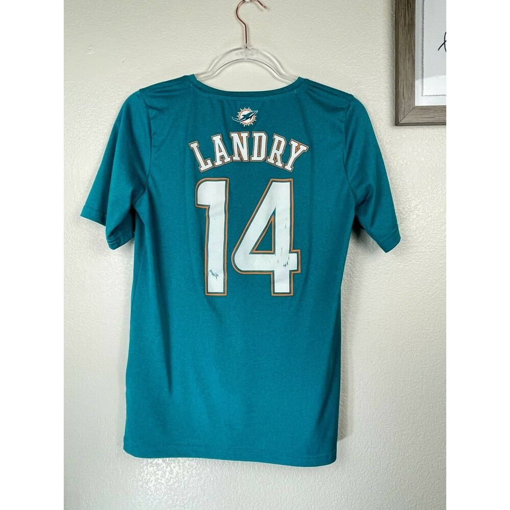 Miami Dolphins Jarvis Landry NFL Team T Shirt Short Sleeve Youth XL Unisex